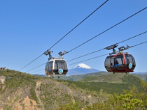 箱根ロープウェイと富士山